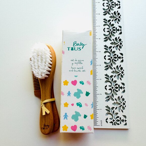 3460 TOUS EXCLUSIVE BABY TOUS SET HAIR BRUSH AND COMB KIDS GIFT - Picture 2 of 5